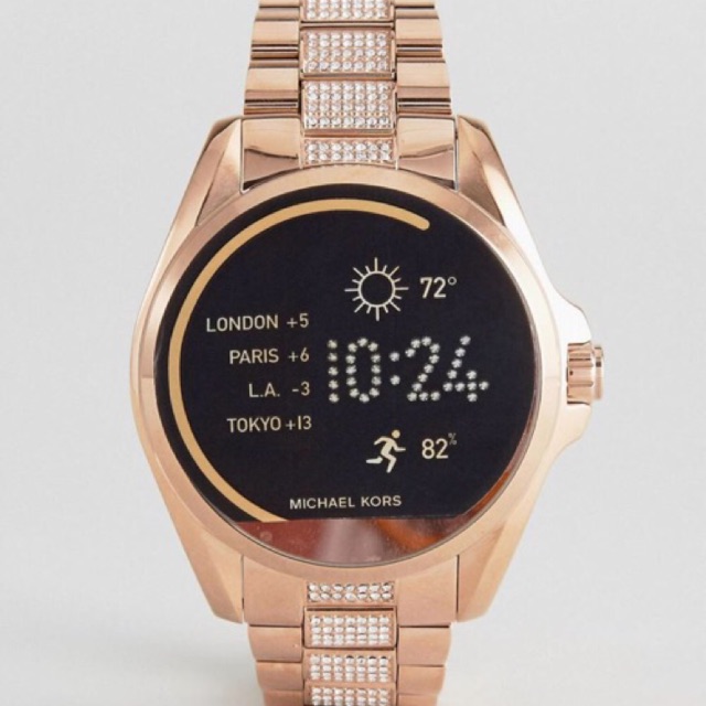 michael kors watch rose gold smartwatch