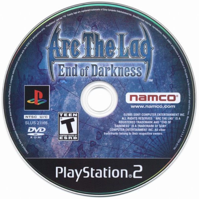 Ps2 Game Arc The Lad End Of Darkness Dvd Game Shopee Malaysia