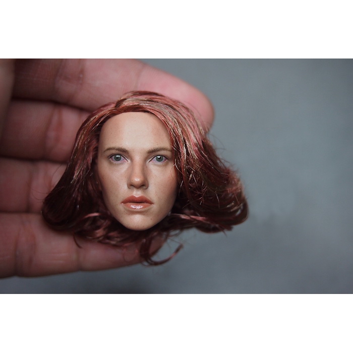 KUMIK048 Female 1/6 Scarlett Johansson Head Sculpt F hot toys phicen 12" Figure