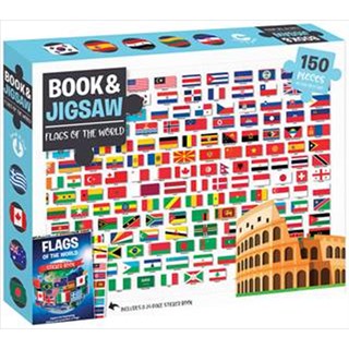 NEW 48 Pc JIGSAW World FLAGS Children Puzzle PRESCHOOL Educational Geography Toy