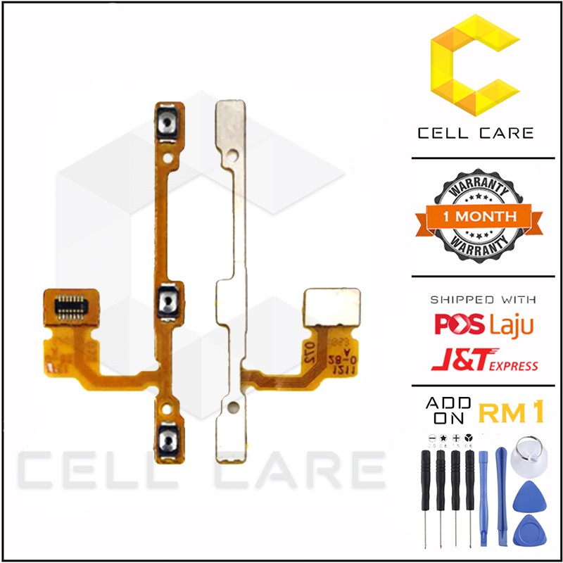 Cellcare Vivo Y53 1606 Power On Off Switch Ribbon Flex Cable Ribbon Shopee Malaysia