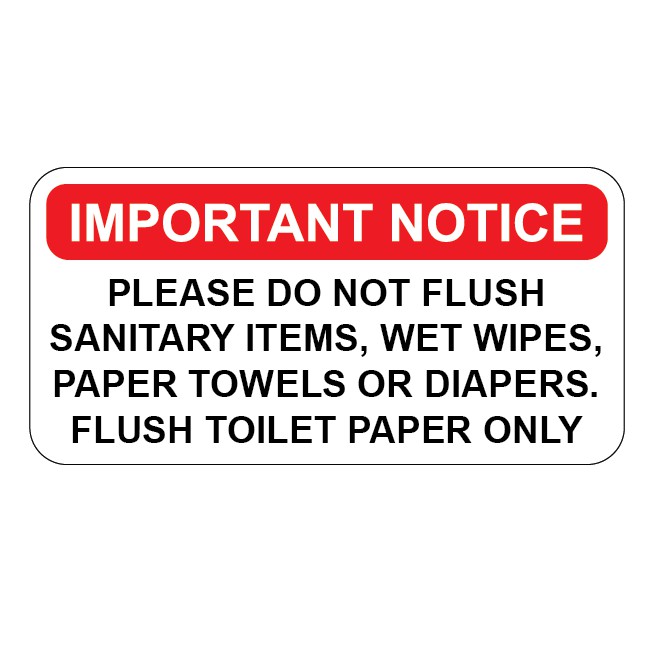 Free Printable Do Not Flush Toilet Paper Signs - Get What You Need For Free