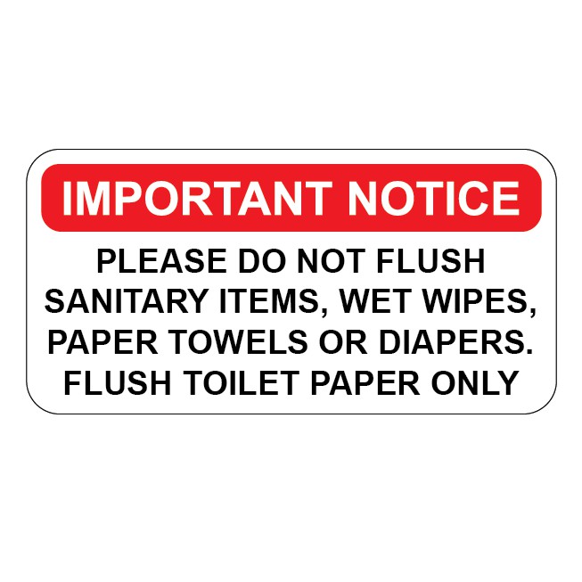 Free Printable Do Not Flush Toilet Paper Signs