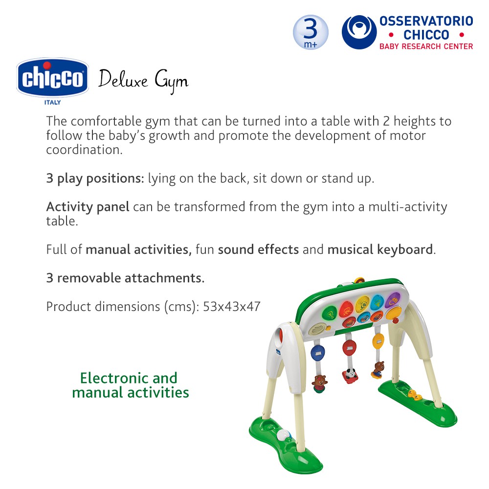 chicco deluxe gym