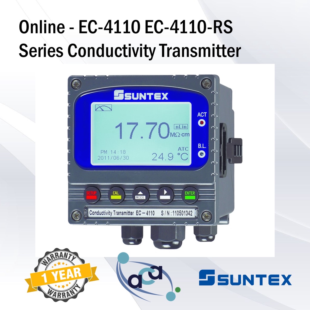 Water Conductivity Resistivity Meter EC4110 EC4110RS Series