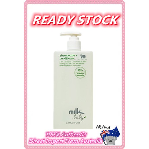Milk & Co Baby Shampoo and Conditioner Pump Pack 375ml (Made in