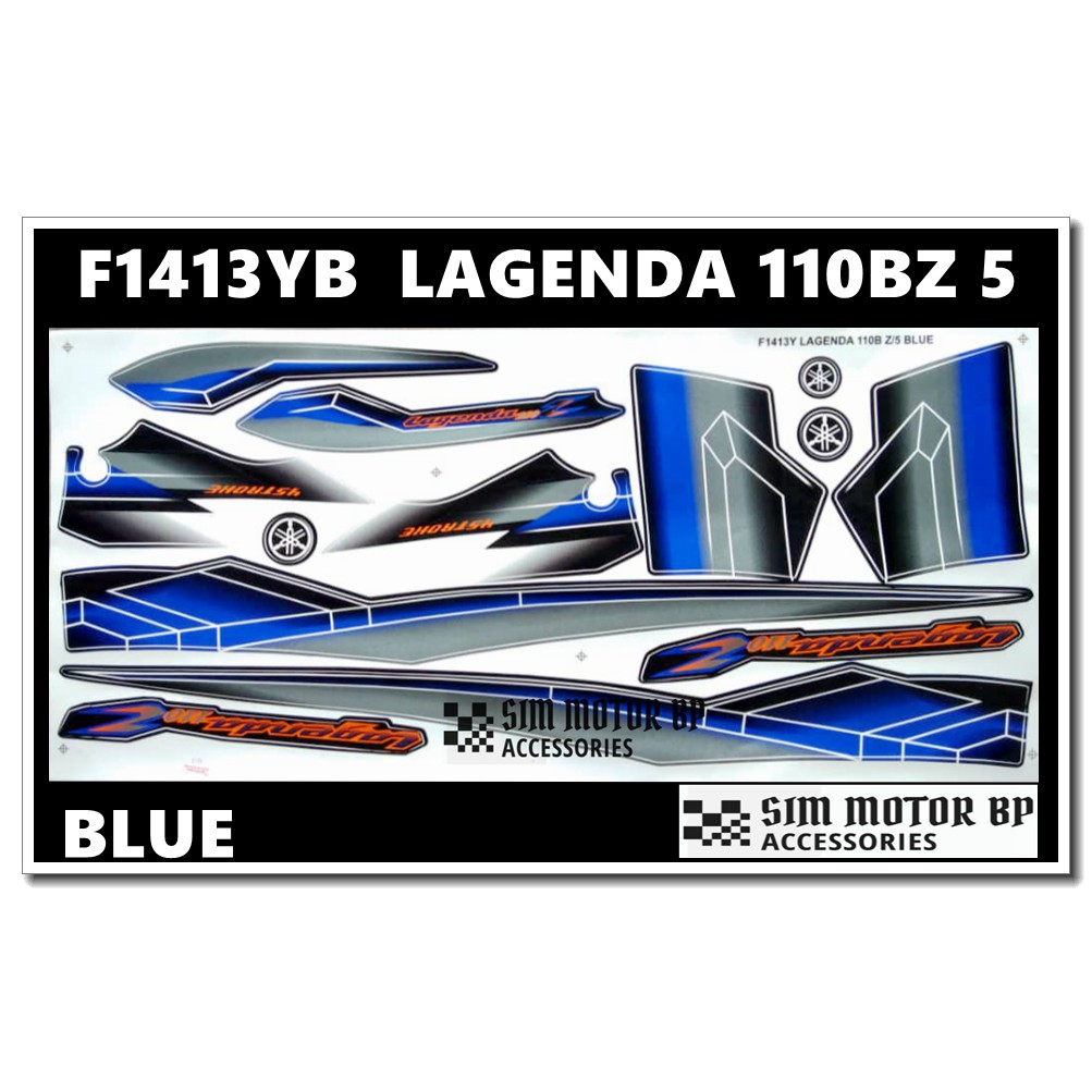 Body Sticker Lagenda 110 5 F1413yb Shopee Malaysia