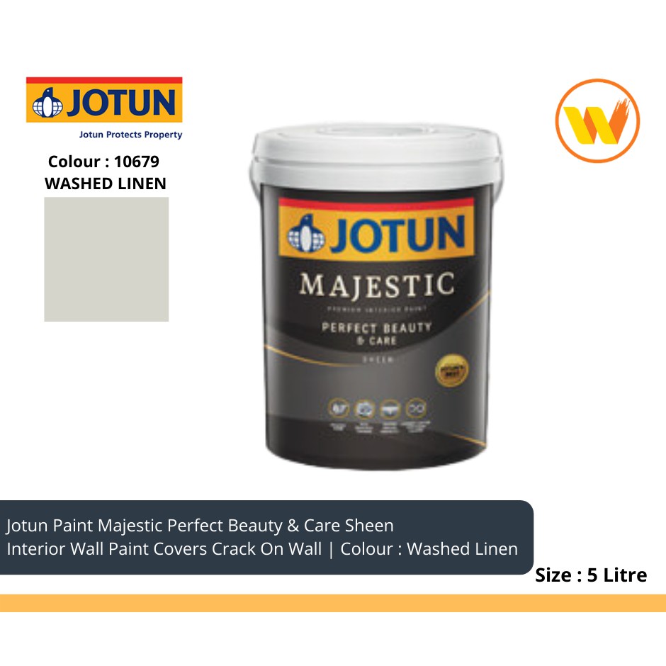 5Litre Jotun Majestic Perfect Beauty & Care Washed Linen 10679 5L ...