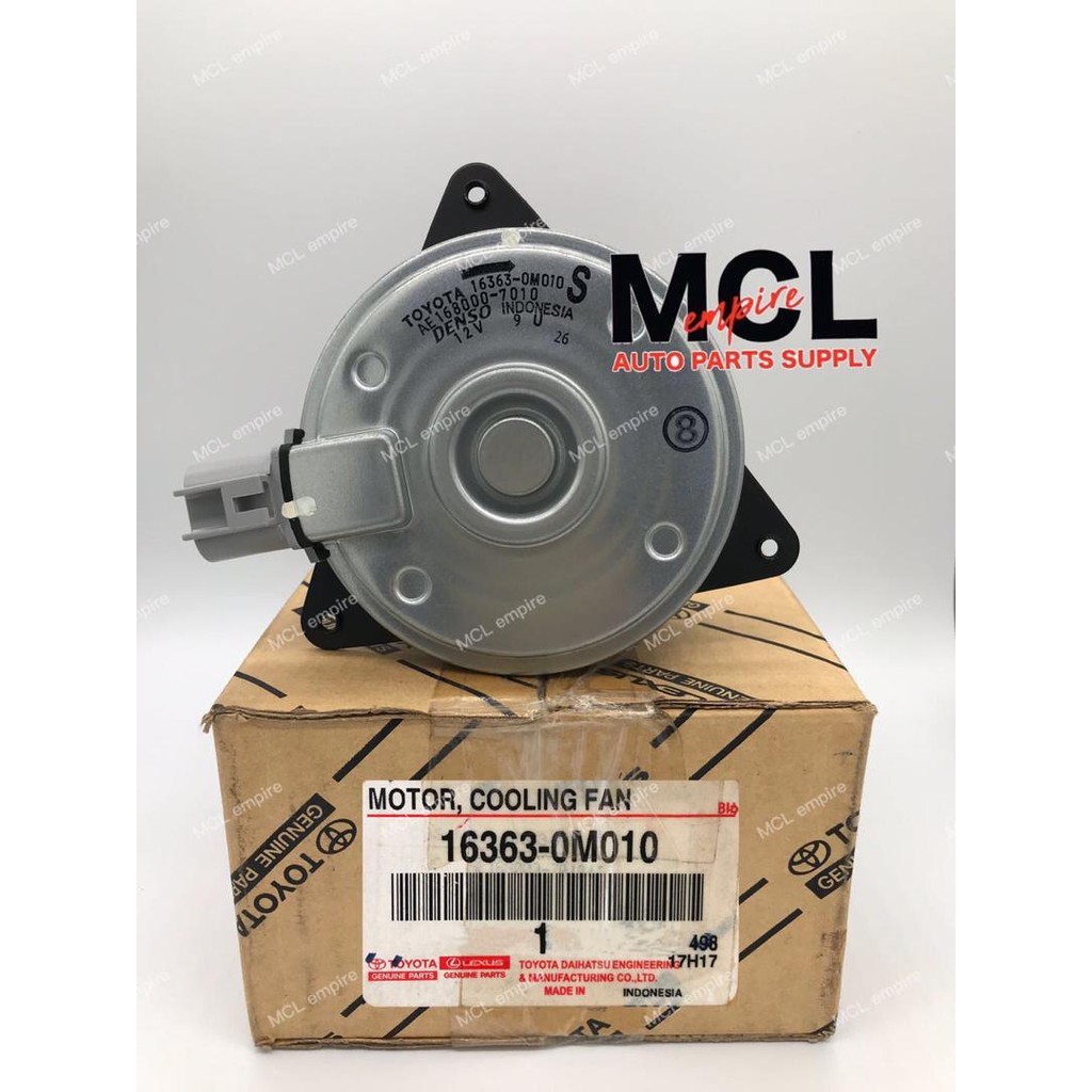 100 Original Toyota Radiator Fan Motor Toyota VIos,NCP92,NCP93 16363
