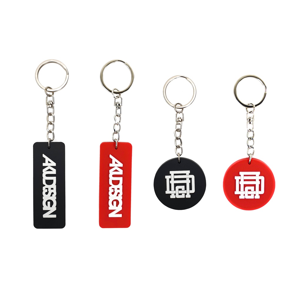 AKUDESIGN Emblem/Mono Rubber Keychain Shopee Malaysia