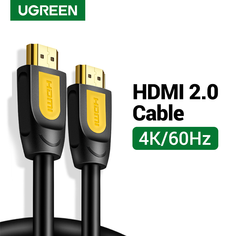Ugreen High Speed HDMI To HDMI Cable 4K/60Hz for Xiaomi Mi Box TV Box for PS4 HDMI 2.0 HDMI Splitter Aux Cable 4k HDMI Cable