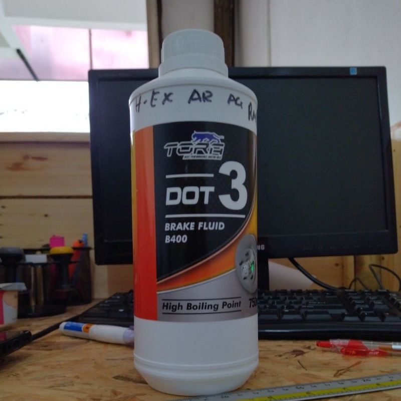 ORIGINAL TORA BRAKE FLUID B400 DOT3 750ML Shopee Malaysia