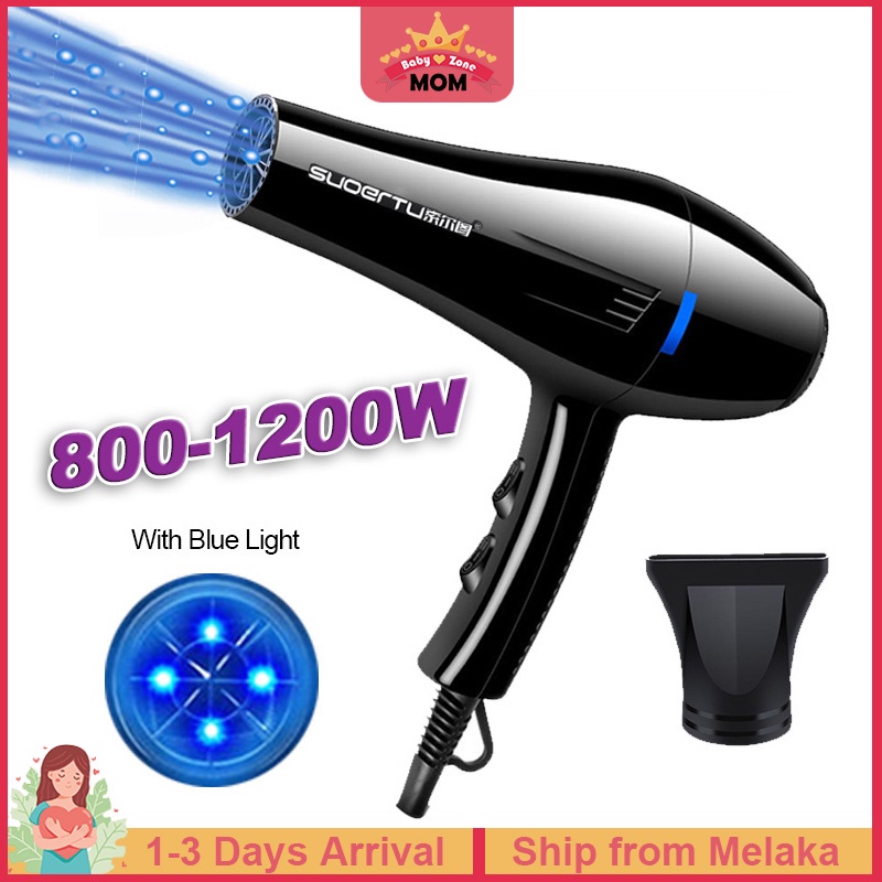 Malaysia 3Pin Plug 2200W Professional Hair Dryer Strong Power Barber Salon Styling Tools Hot/Cold Air Blow Dryer 2 Speed