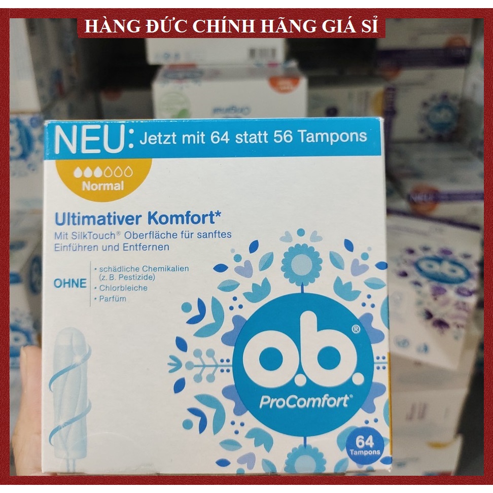 Tampon Germany (OB, FACELLE, JESSA) German Standard Goods Full bill