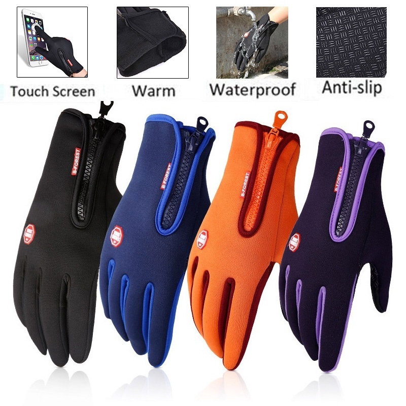 Outdoor Men Women Windproof Waterproof Touch Screen Sport Glove Riding Hiking Motorcycle Gloves