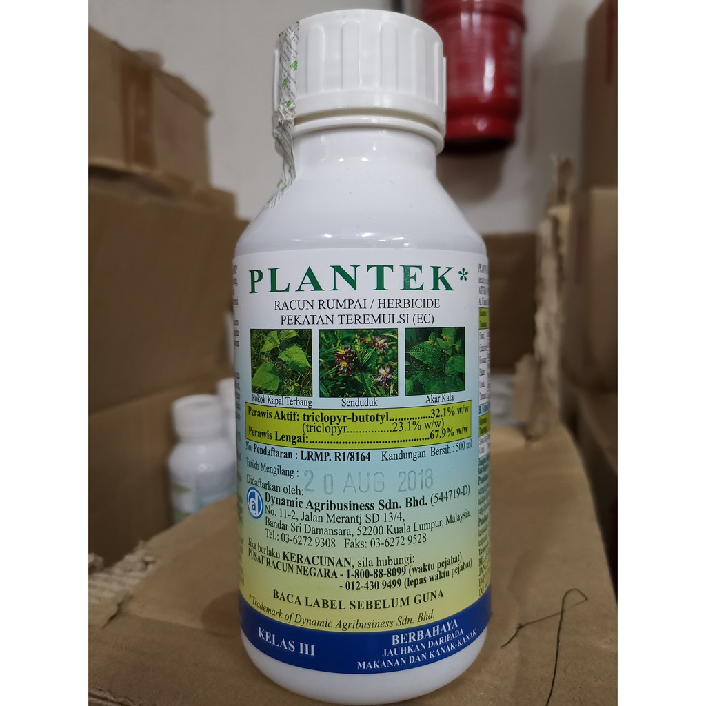 Plantek 500ml Herbicide Racun Rumpai Shopee Malaysia