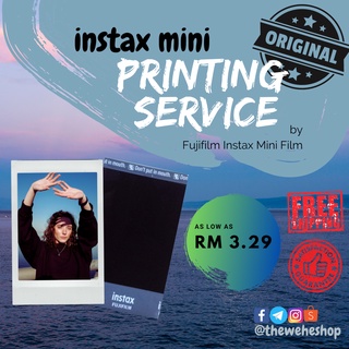 [EXCLUSIVE] Instax Mini Printing Service (In Stock)