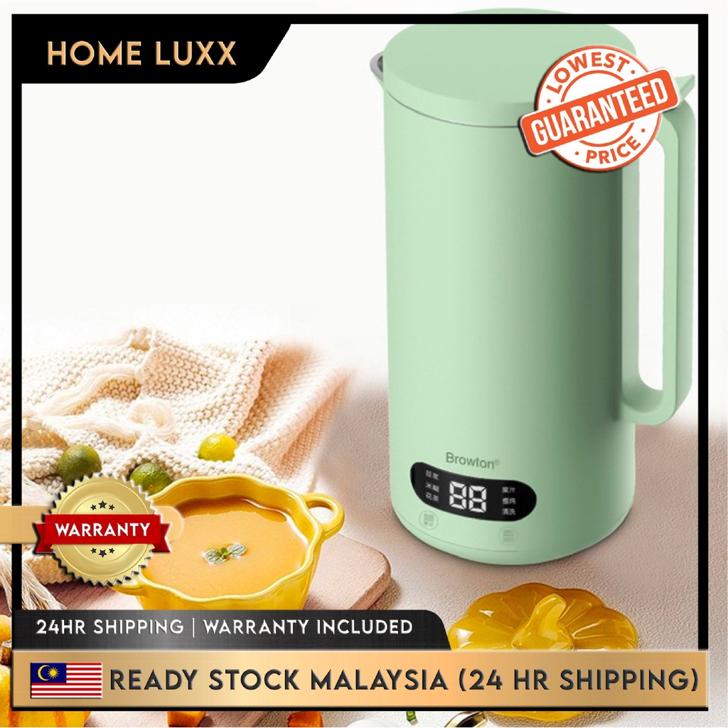 Soy Milk Blender Cooker Soya Bean Juice English 350ml Grain Electric Juicer Rice Paste Mesin