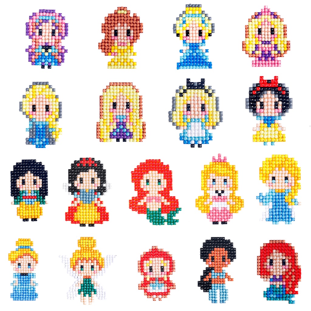 DIY diamond sticker bead painting art kids art and craft activity