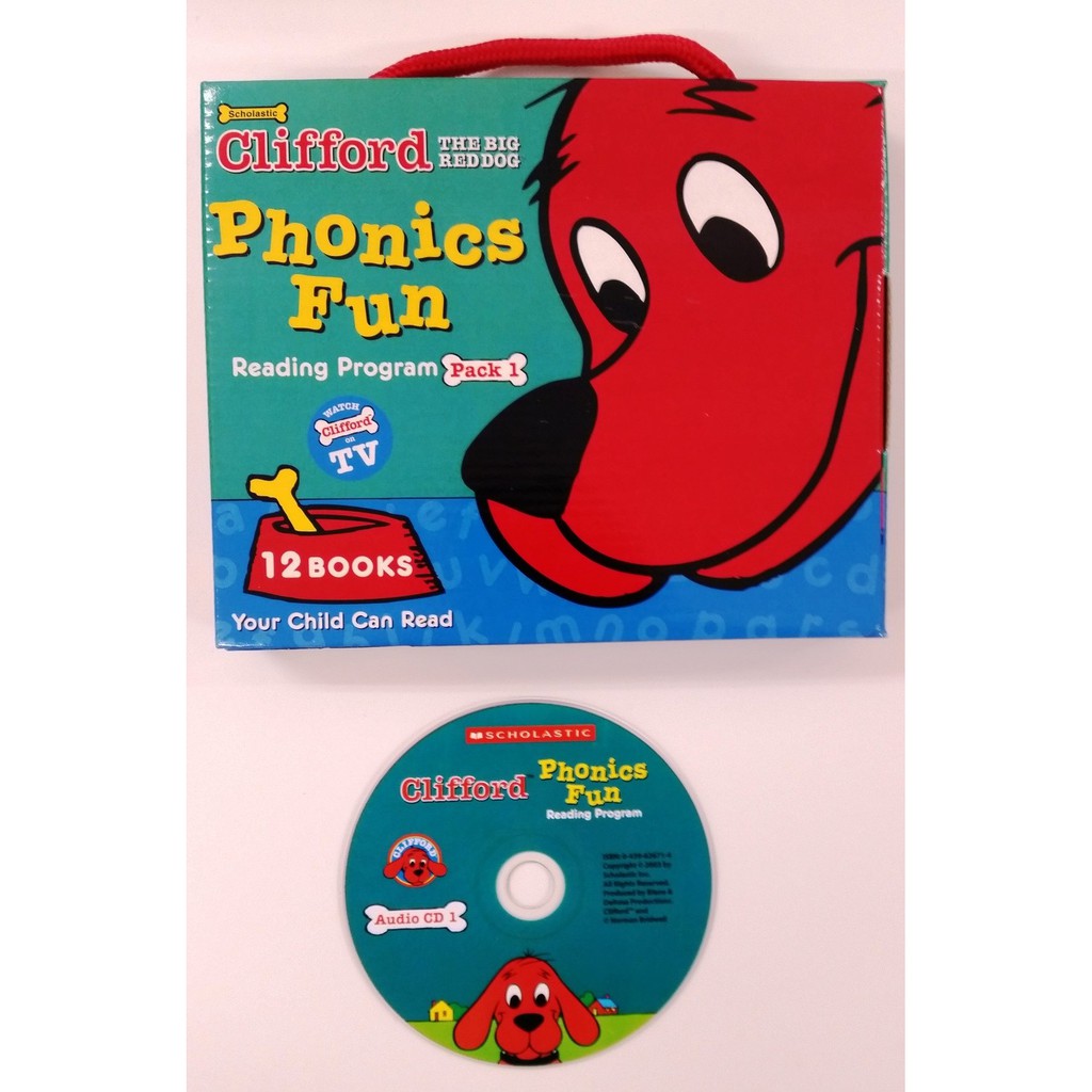 Teach child how to read: Clifford Phonics Fun Reading Level