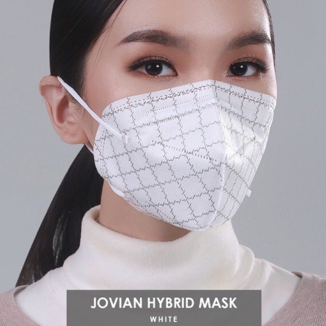 Jovian | Hybrid Monogram Mask in Black/White 15 pcs | Shopee Malaysia