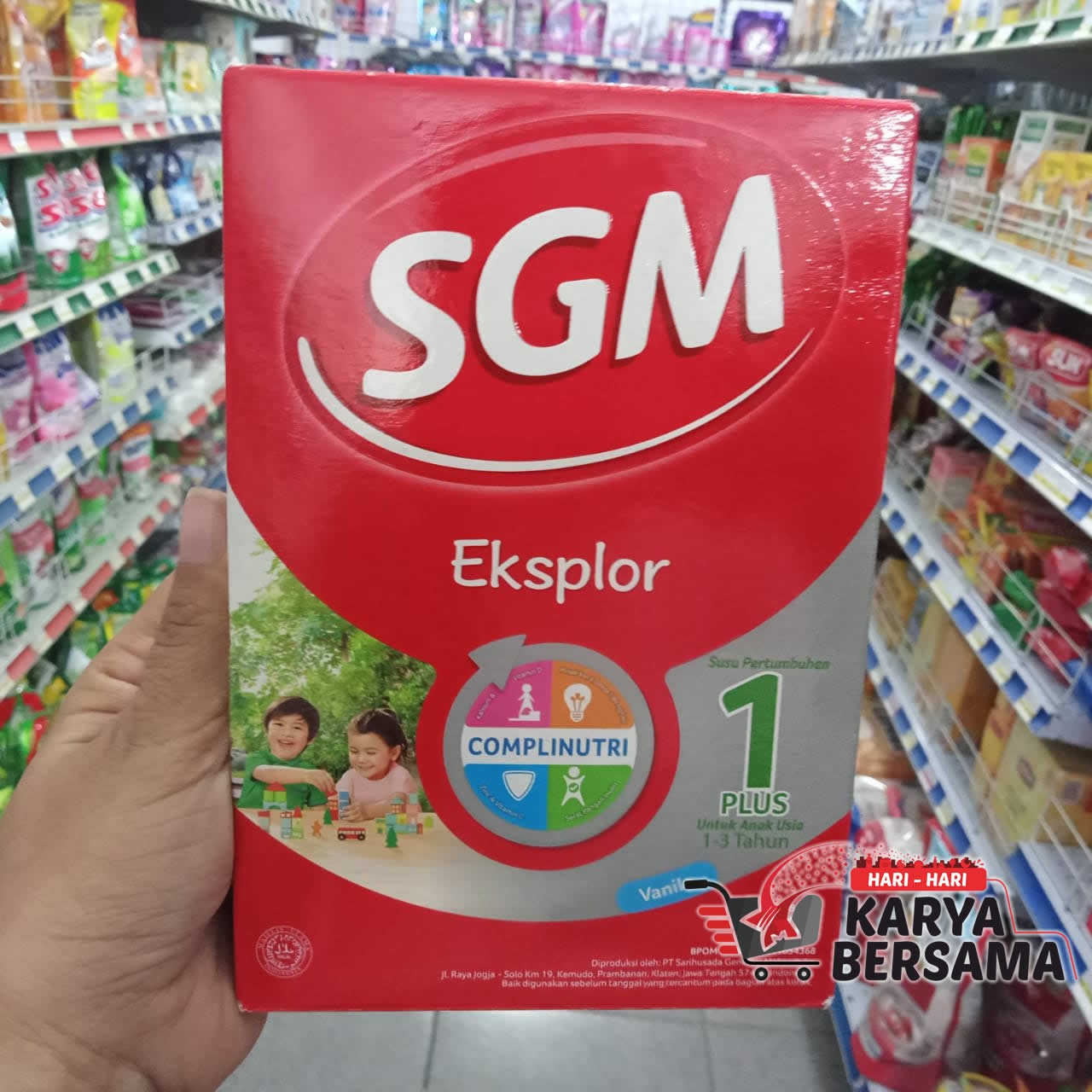 Sgm Milk Explor 1 Plus Vanilla 150gr Shopee Malaysia