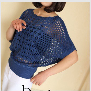 crochet batwing top