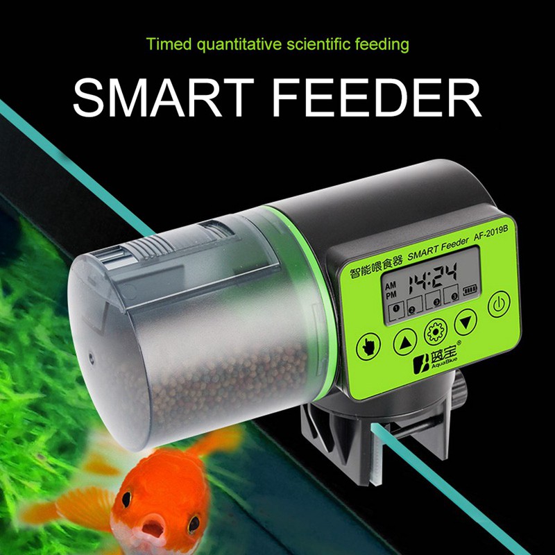 Automatic Aquarium Digital Fish Tank Plastic Timer Feeder Shopee
