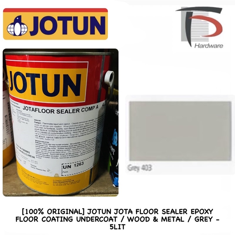 [100 ORIGINAL] JOTUN JOTA FLOOR SEALER EPOXY FLOOR COATING UNDERCOAT
