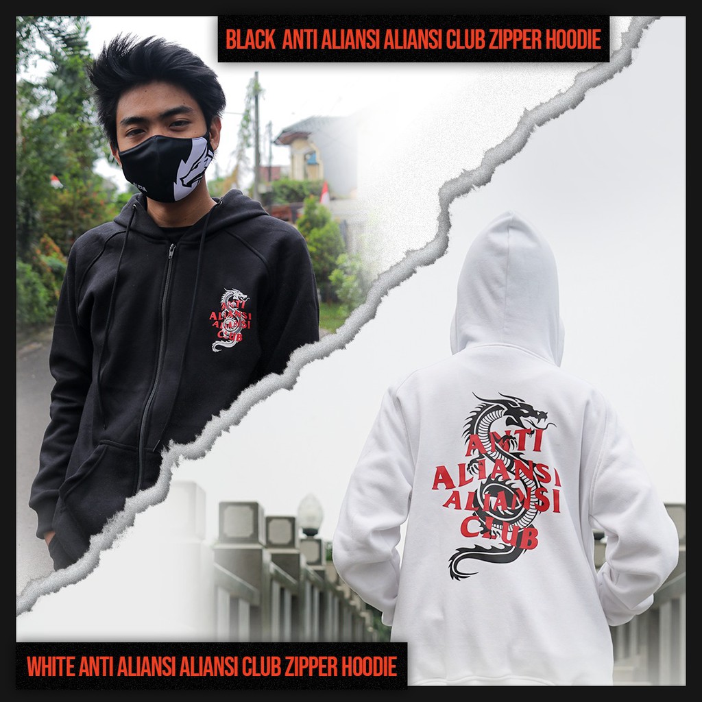 Aura ANTI ALIANSI ALIANSI Zipper Hoodie