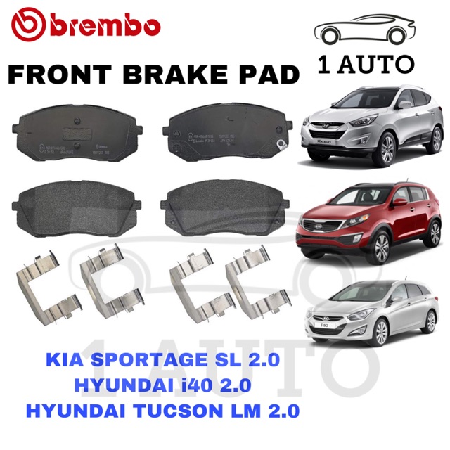 Front Ceramic Disc Brake Pads Set Kit Fits Tucson Kia Rondo Sportage NEW