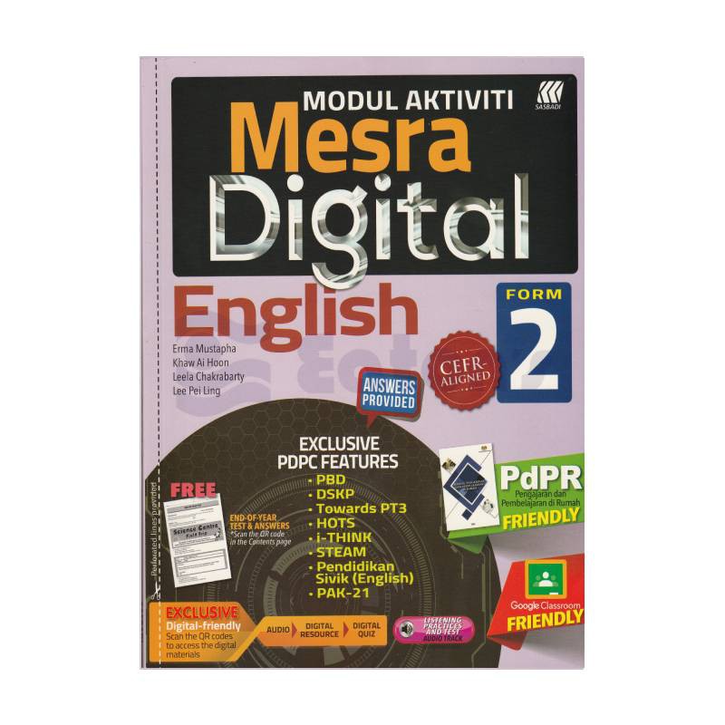 Buy Sasbadi  Reference Book  Modul Aktiviti Mesra Digital English