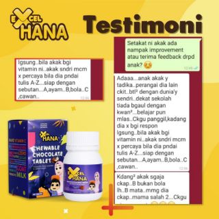 EXCEL HANA SUPPLEMENT DAN VITAMIN UNTUK DEWASA DAN KANAK ...