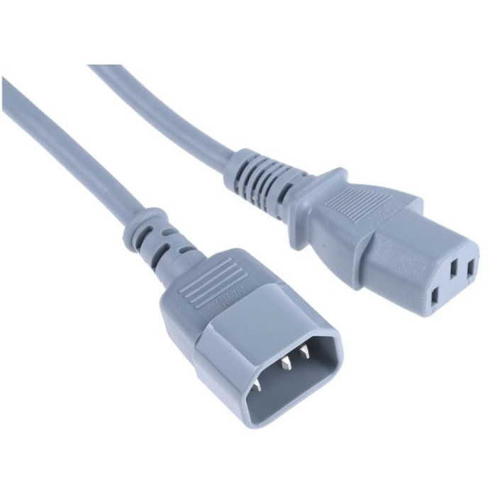 Computer Monitor Power Cord 1.2m High Quality IEC C14 Input to IEC C13