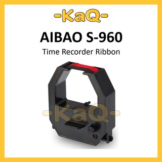 Aibao S-960 S960 Indro D61 Cosim Comix Nexus 729 H-RCA Punch Card Machine Time Recorder Ribbon ( Dual Color Ink )