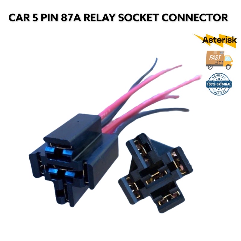 Relay Socket Relay 5pin Socket Relay H4 Relay Lampu Kereta Car Relay Horn Relay 12v Relay Lampu Relay Wira Relay Aircond Shopee Malaysia