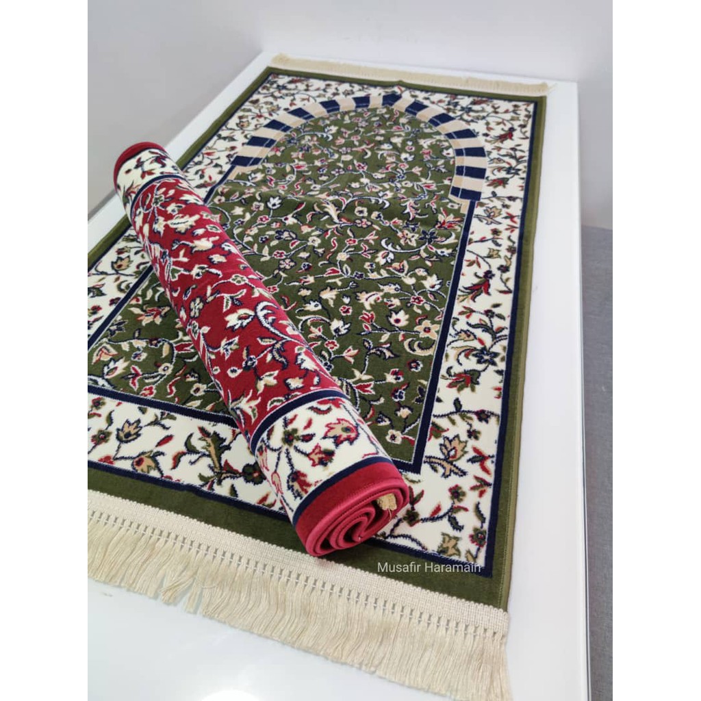 SEJADAH RAWDAH RAUDAH RAUDHAH - Tebal 4mm + WOVEN BEG (Made In Madinah ...