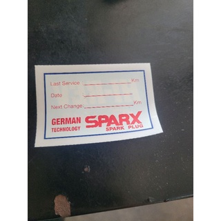 Sparx Good Quality Service Mileage Sticker
