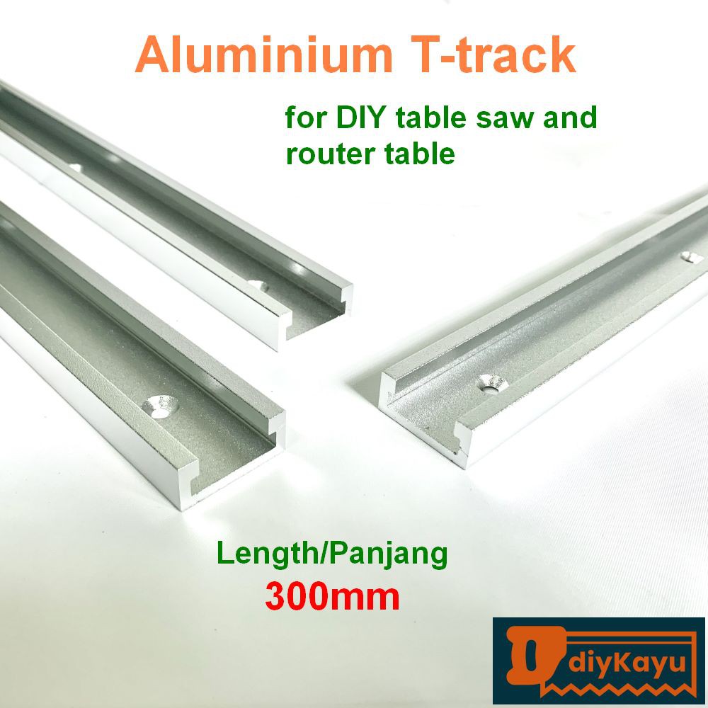 300mm Ttrack Tslot Miter Track for DIY Table Saw or Router Table
