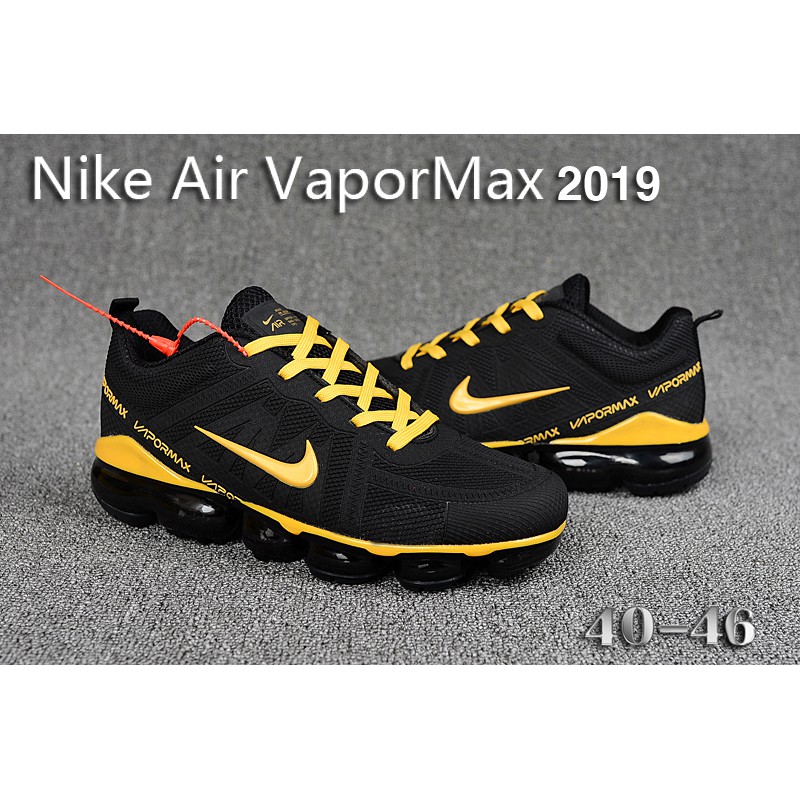 nike air vapormax black yellow