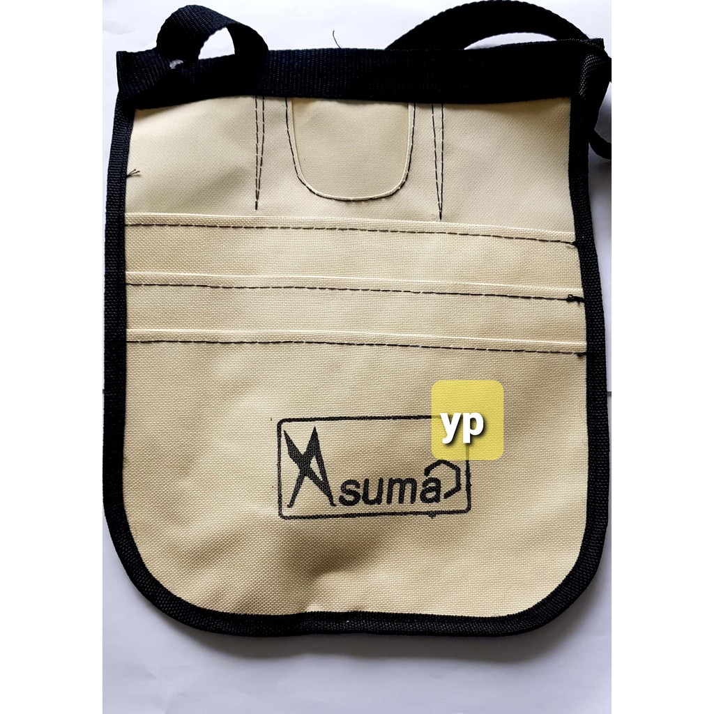 Asuma Brand Three Layer Cloth Nail Bag With Clip Shopee Malaysia