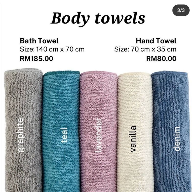 norwex new bath towels