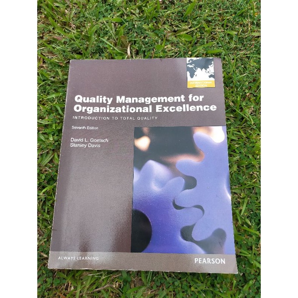Quality Management for Organizational Excellence Introduction to total