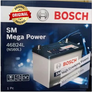 BOSCH NS60LS Car Battery MF 46B24LS  Shopee Malaysia