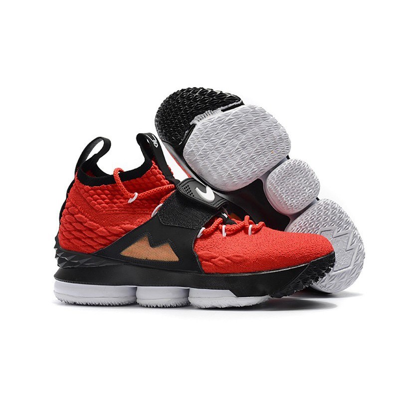 red lebron 15 high