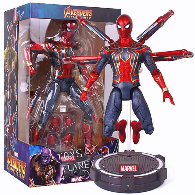 Details about   New Iron Spider Man Marvel Avengers Endgame 7" Action Figure ZD Toys Kids Gifts 