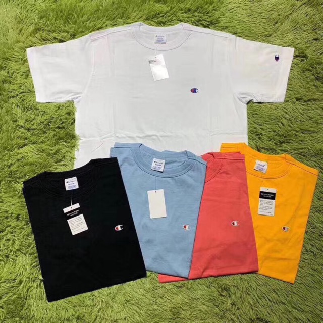 champion basic logo tee