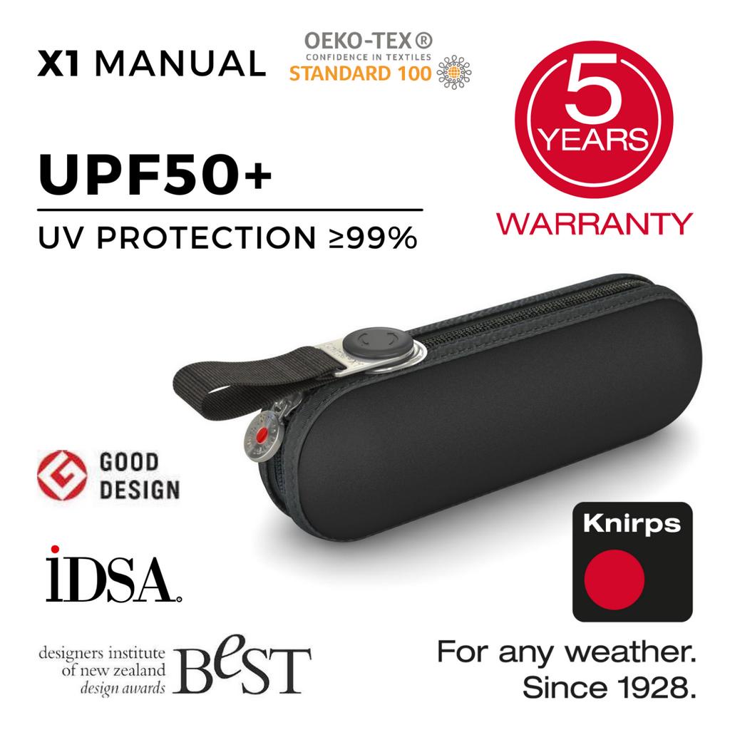 Knirps X1 Manual Umbrella (UV Protection)