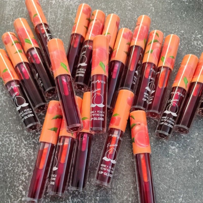Lip Gloss Sweet Honey Peach Lip Gloss red lipstick lipbalm Shopee