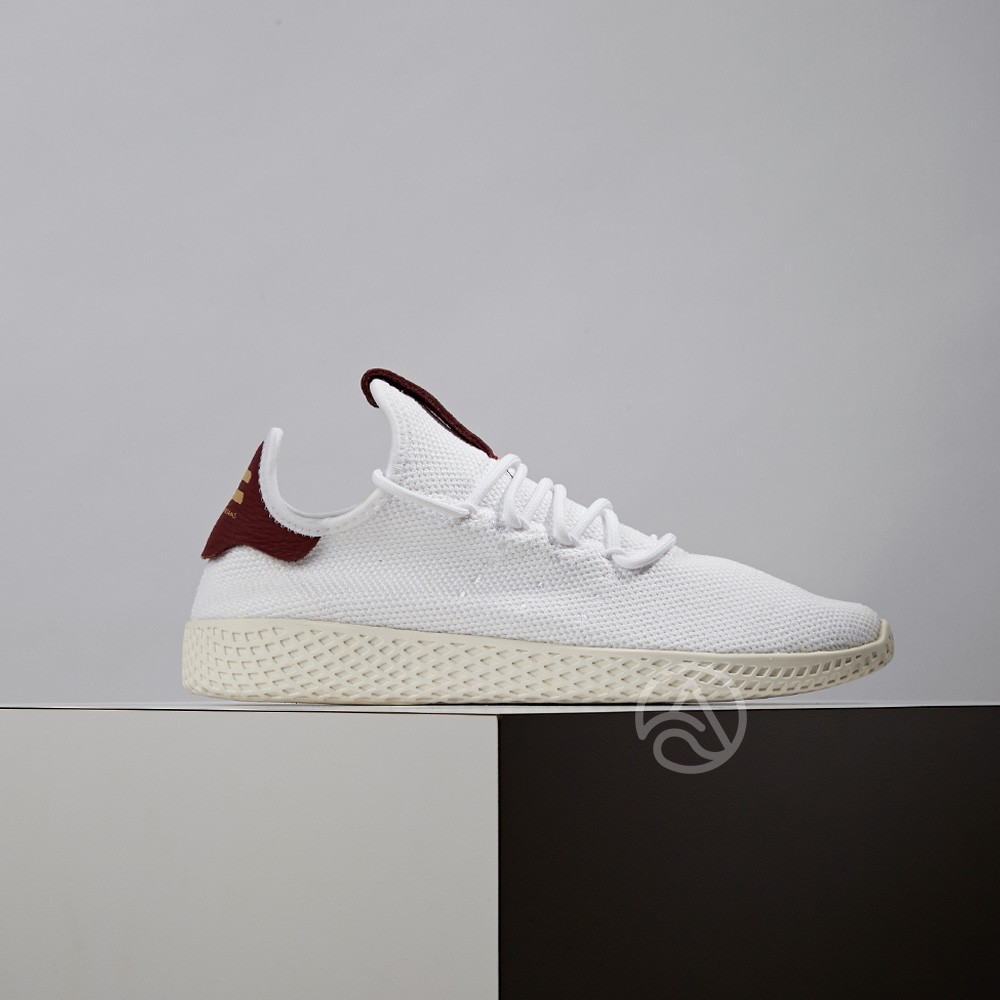 pharrell williams tennis hu shoes white